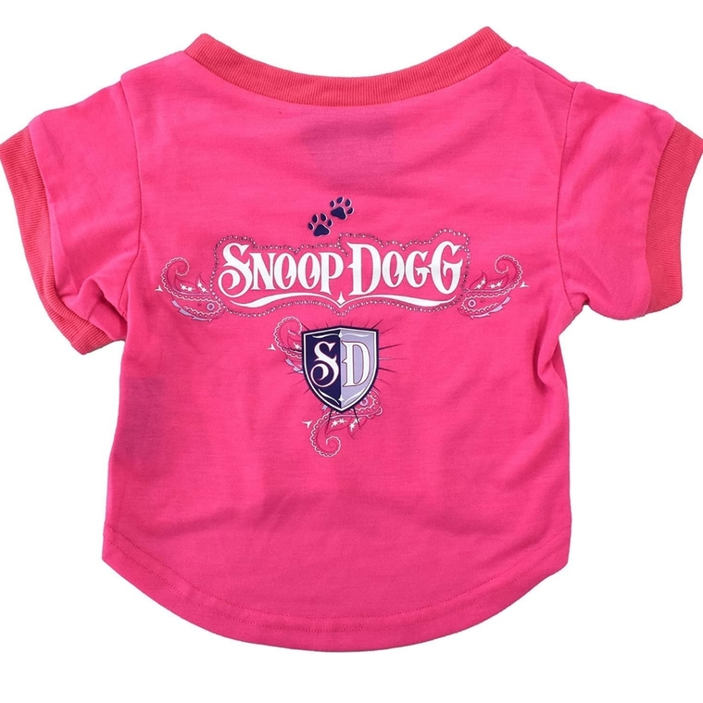 NWOT Deluxe "Snoop Dog" Pet T-Shirt, Boss Lady, pink, medium